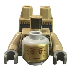 LEGO 7327 Pharaoh's Quest Amset Ra Minifigure PHA007 with Headdress