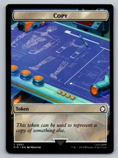 Copy T 0001/ Clue T 0011 - MTG Universes Beyond: Fallout (PIP)