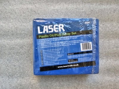 LASER TOOLS 6928 Ölwannenschlüssel Set Service Kunststoff Ölstopfen Schraubendreher Set