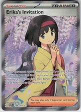Pokemon Erika's Invitation Ultra Rare SV: Scarlet & Violet 151 196/165 NM