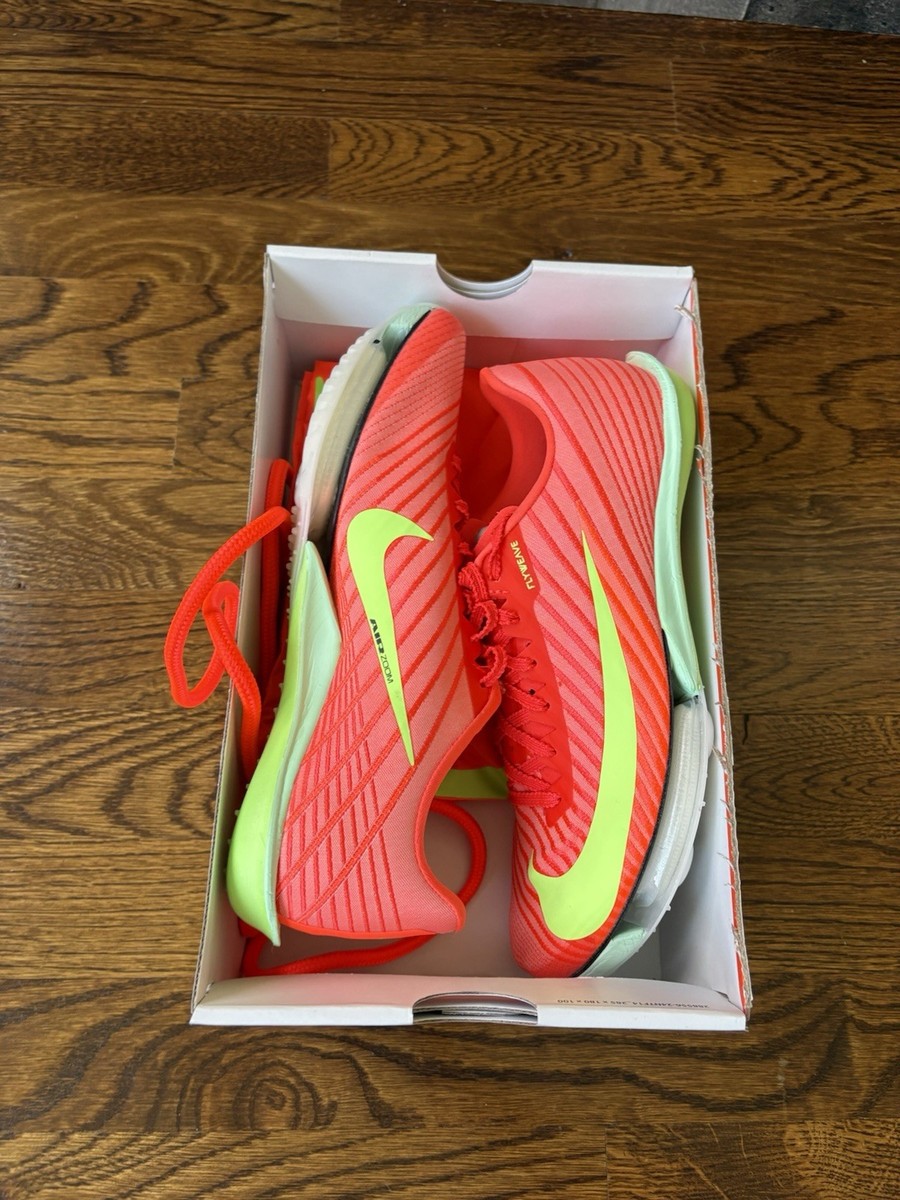 Nike Air Zoom Max Fly 2 Spikes Bright Crimson Men's Sz 8.5 Track