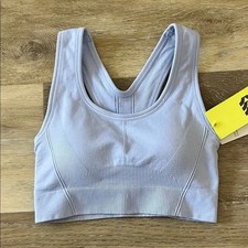 NWT All in Motion Medium Support Padded Sports Bra Blue Size XS