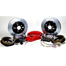 Baer Brakes 4302418S 14" Extreme+ Rear Brake Kit, Silver, SDZ