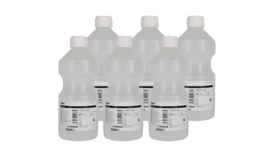 6 x1.000ml Steriles Wasser Aqua B. Braun Inhalation Befeuchtung (3,65 EUR/l)