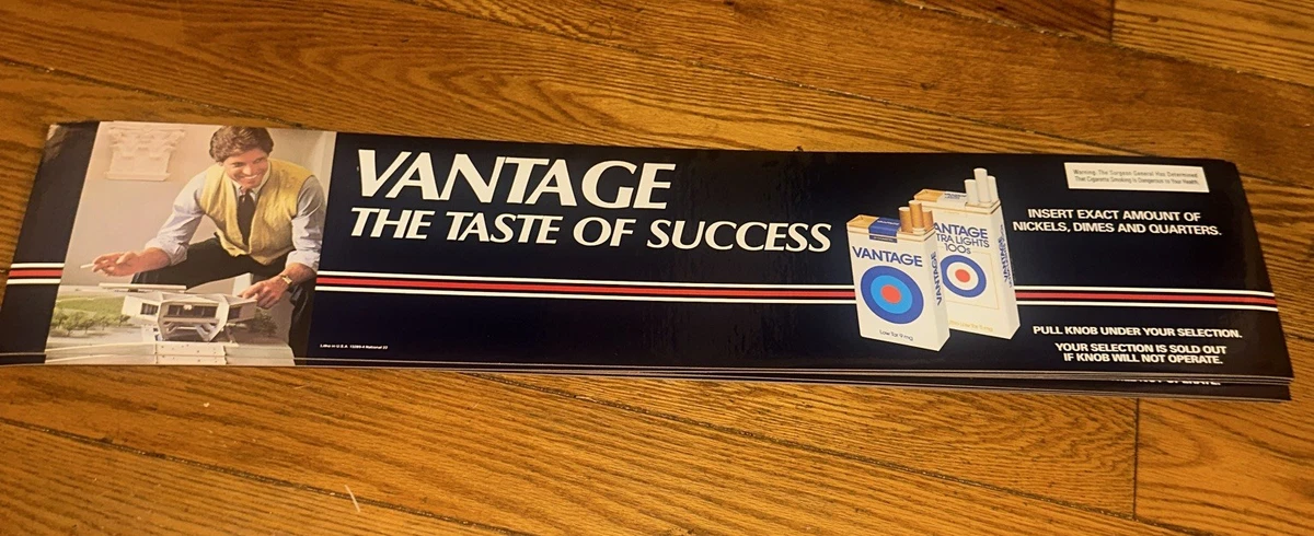 Vantage Collectible Tobacco Cigarettes for sale