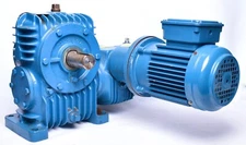 Cone Drive Gear Reducer 375:1 Dual Shaft CMOU20-30-A6 w/ Textron  NB056HC.50BS