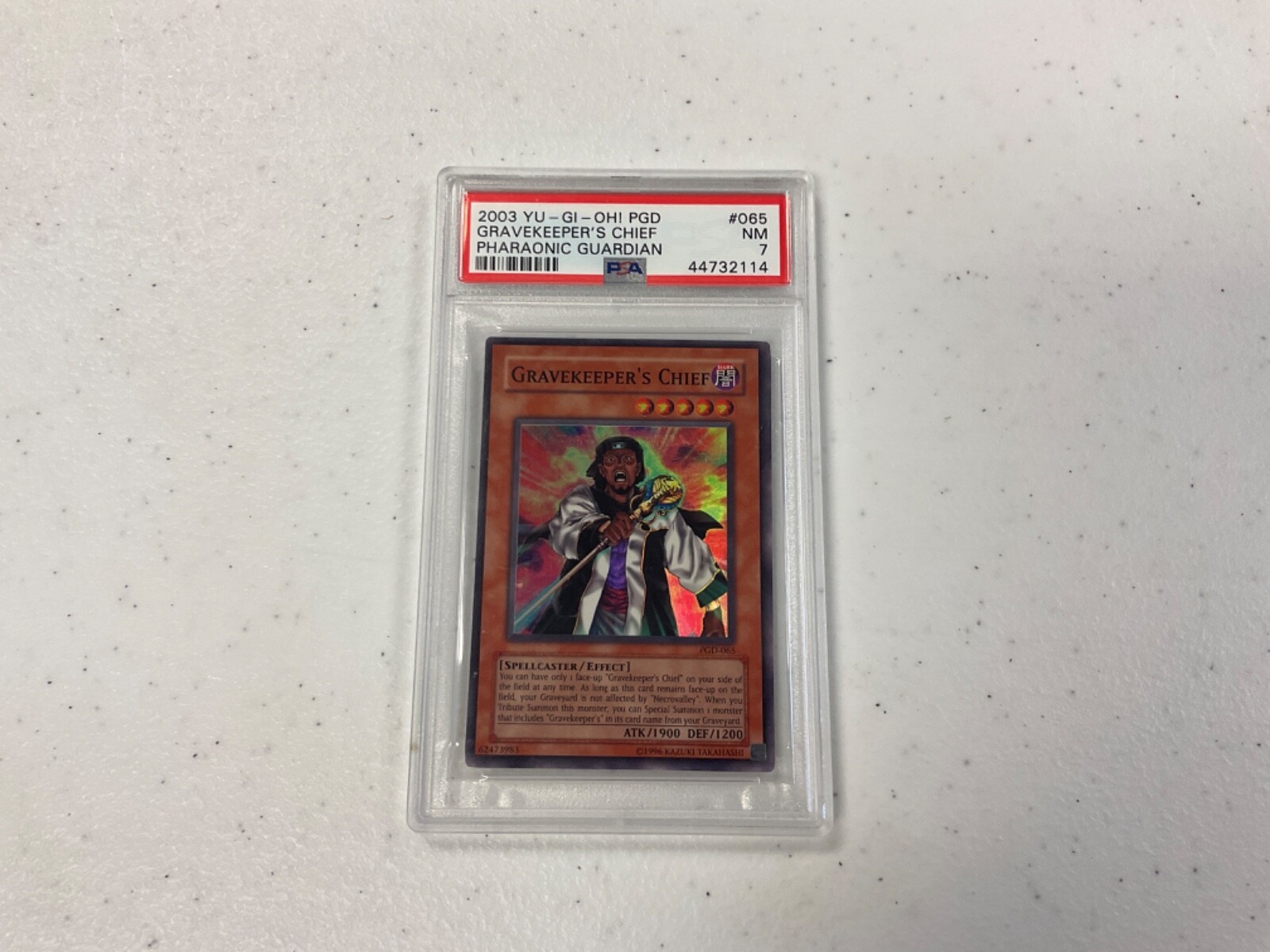 2003 Yu-Gi-Oh! PGD Gravekeeper's Chief Pharaonic Guardian #065 NM 7