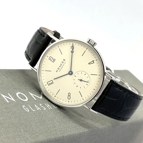 Nomos Glashütte Tangente 35 Handaufzug Herrenuhr TOP