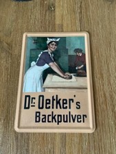 Nostalgic Art Blechschild Postkarte Dr. Oetker`s Backpulver 10 X 14 cm
