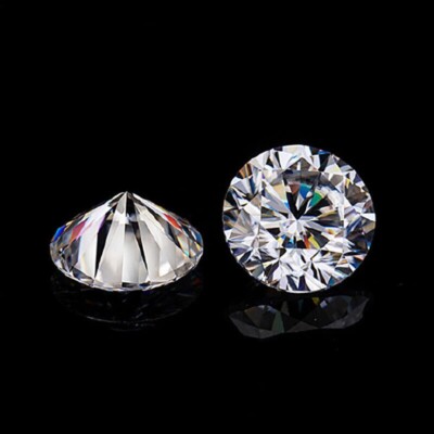 4m Round Cut 1PCS White D Color Loose Moissanite Stone With GRA Certificate VVS1