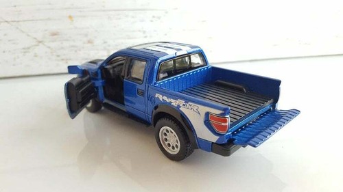 Ford F-150 SVT Raptor Supercrew 2013, camioneta pick up, coche de juguete fundido a presión, 5"", 1:46 - Imagen 31 de 48