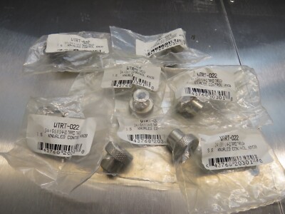 McMaster-Carr 60205K221 303SS Knurled Knob 1/4'' Threaded Hole WTRT-022 Lot of 7!