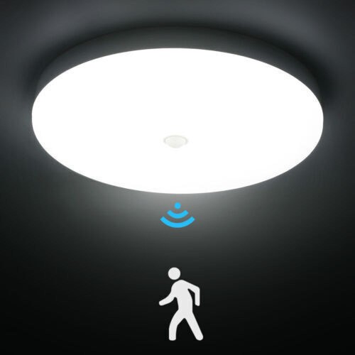 LED Deckenlampe Mit Bewegungsmelder Sensor Deckenleuchte Flurlampe Bad Lampe - Bild 13 von 18