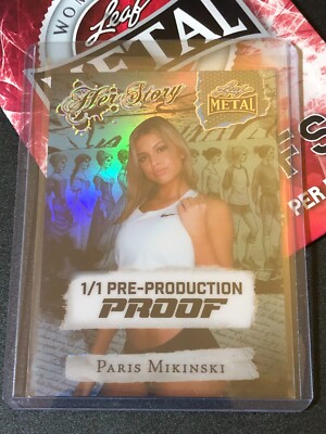 2024 Women Sport PARIS MIKINSKI Her Story Blue Prism Proof #1/1 Arizona