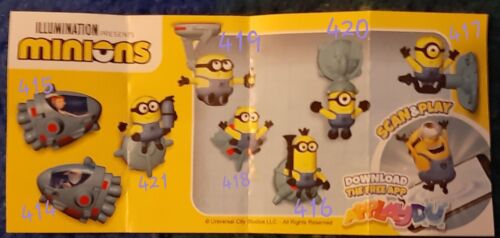 Ü-Ei Minions 2023 + Bpz Nr 414 OVP ( 4)