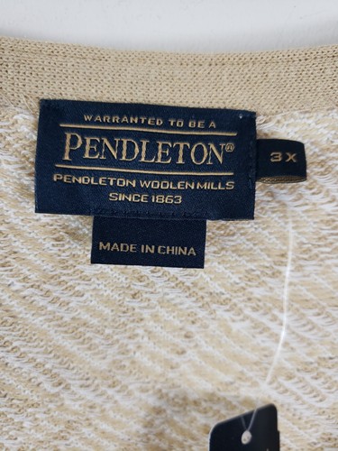 Pendleton women’s Beige white Vest 3X Linen Blend New pullover - Picture 5 of 12
