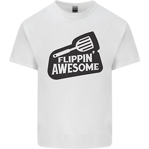 Flipping Awesome Funny BBQ Chef Fathers Day Mens Cotton T-Shirt Tee Top - Picture 13 of 26