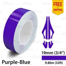 3/4" 19mm PinStriping Pin Stripe Tape Styling Decal Vinyl Sticker PURPLE-BLUE