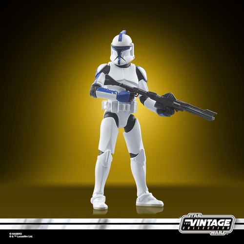 STAR WARS The Vintage Collection Clone Trooper Lieutenant (Teth) Action Figure - Picture 5 of 8