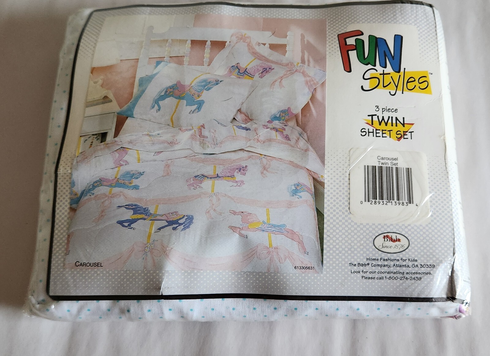Bibb Fun Styles 3 Piece Twin Sheet Set 