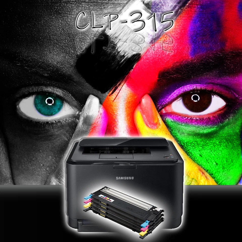SAMSUNG Farblaserdrucker CLP-315 inkl. neue Toner