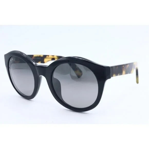 Maui Jim Jasmine 51mm Sunglasses Glasses Maui Jim Jasmine Sunglasses Black Tort/Grey Glass Polarised main image 4