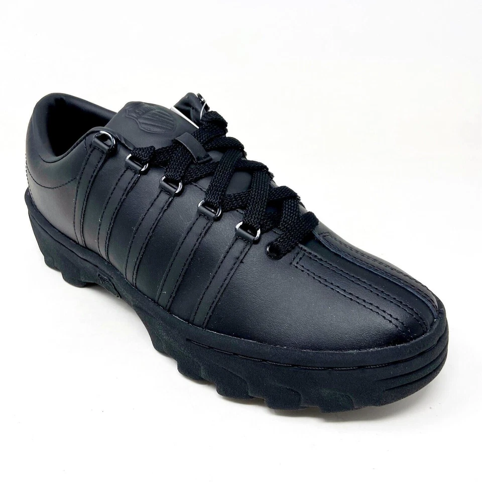 Zapatillas deportivas informales K-Swiss North Classic triple negras para hombre 06382 001 Foto 2 de 4
