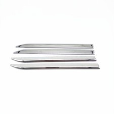 4x Stainless Steel Emblem Dagger Fender Trim For Car Decoration Accessories