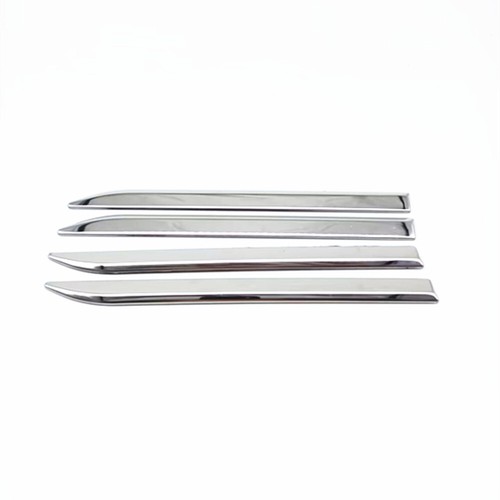 4Pcs Car Front Side Fender Cover Chrome Door Dagger Emblem Trim Accessories - Afbeelding 9 van 16