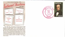 #2047 Nathaniel Hawthorne Gamm FDC (03019832047007)