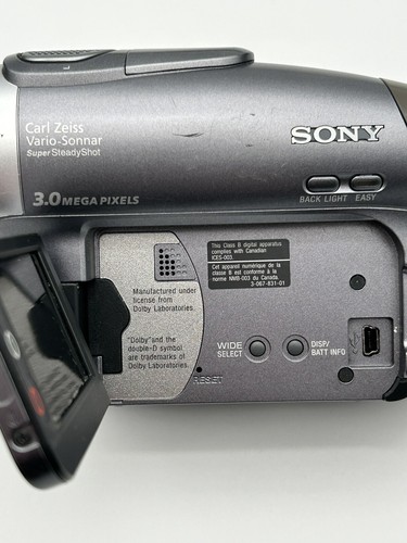 Sony Handycam DCR-DVD403 Mini DVD + RW Camcorder Digital Video Camera - UNTESTED - Picture 7 of 17