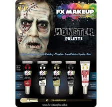 Tinsley Transfers FX Face Paint Makeup Kit Set - Monster 5 Piece Palette
