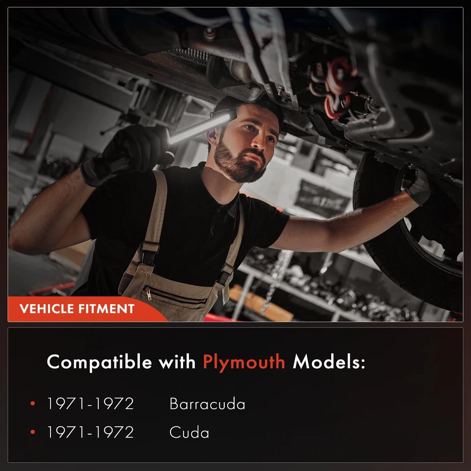 Tanque de combustible de 18 galones para Plymouth Barracuda Cuda 1971-1972 con anillo de bloqueo y junta tórica Foto 3 de 4