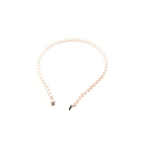 8mm Japanese Akoya Pearl Necklaces White Gold pacific pearls® Best Gifts For Mum - Picture 1 of 7
