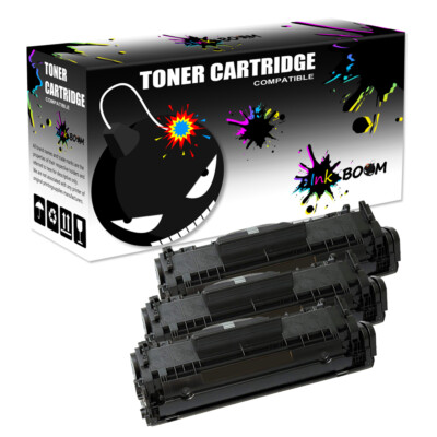 3BK Toner Cartridge replace for HP Q2612X 12X LaserJet 1010 1018 MFP 3020 M1005