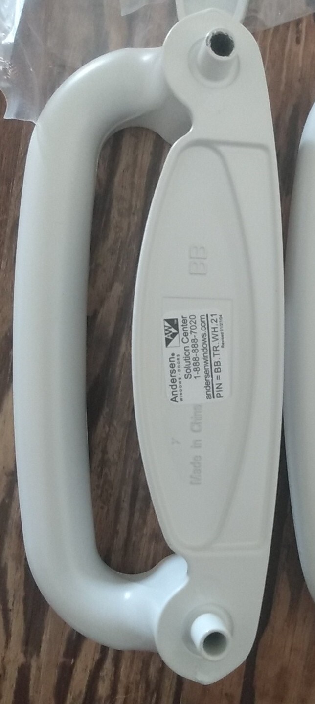 Anderson Tribeca Gliding patio door hardware set white eBay