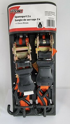 Spanngurt 2 stück 5m x 25mm Zurrgurt Spannriemen 