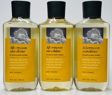 3 Bath Body Works AFTERNOON SUNSHINE Body Wash Shower Gel