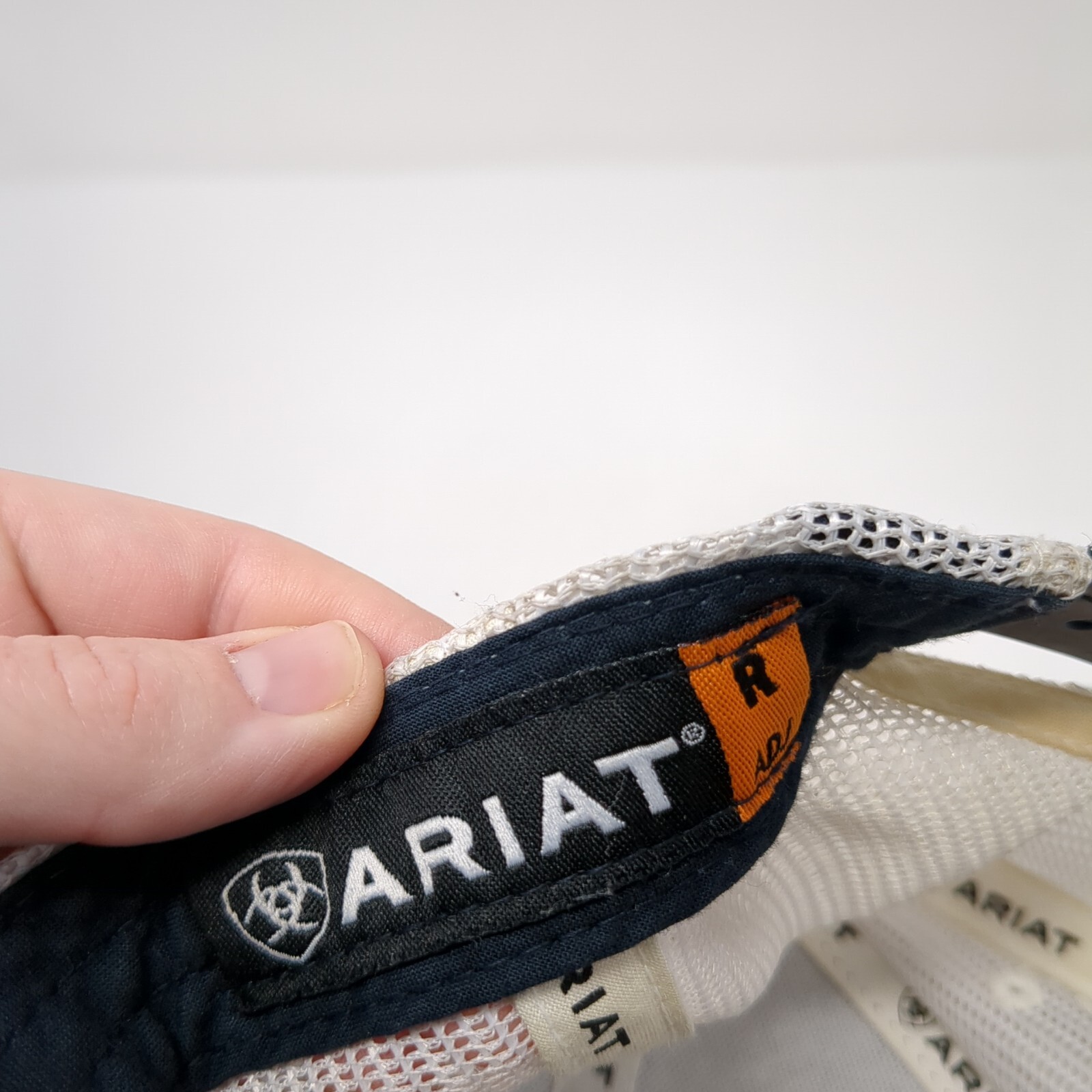 Ariat Flag Patch Snapback Trucker Hat Blue One Si… - image 8