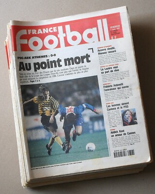 Collection 48 Numéros France Football 1988 - Édition Originale - Hebdomadaire