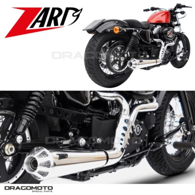 SPORTSTER HARLEY-DAVIDSON 2007 2008 ZARD Ligne complete CONICAL Homologué ZHD... - Photo 1/4