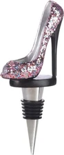 Glitter Shoe Wine Bottle Stopper