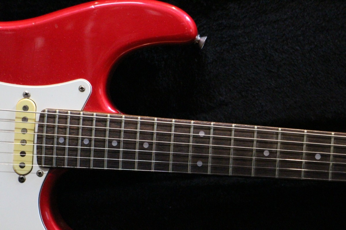 USED Fender Japan Stratocaster STS 55S R Candy Apple Red