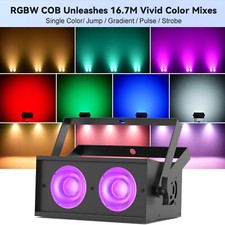 150W LED 4 in 1 RGBW COB Dyeing Par Light Stage Lighting DMX512 for Active Event