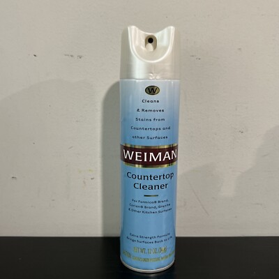 [ 1 Can ] Weiman Countertop Cleaner Extra Strength Formula 12 oz