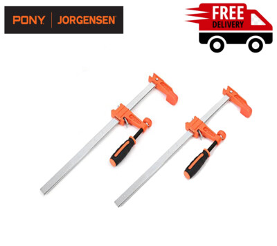 Jorgensen Schwerlast 24''/60cm F Klemme verstellbar Stahlstange Hebel 2-teiliges Set 3724HD