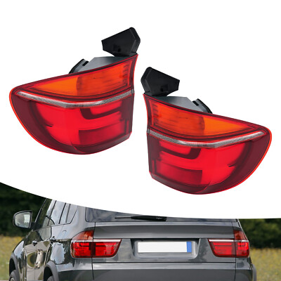 For 2011-2013 BMW X5 E70 LED Tail Lights Assembly Rear Brake Lamps Left+Right