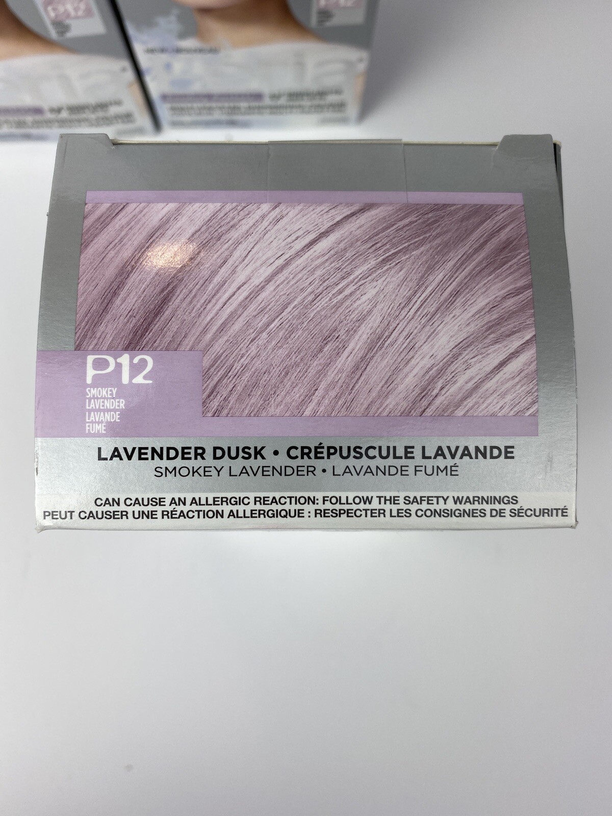4x L'Oreal Paris Feria Pastels Hair Color P12 Smokey Lavender Dusk