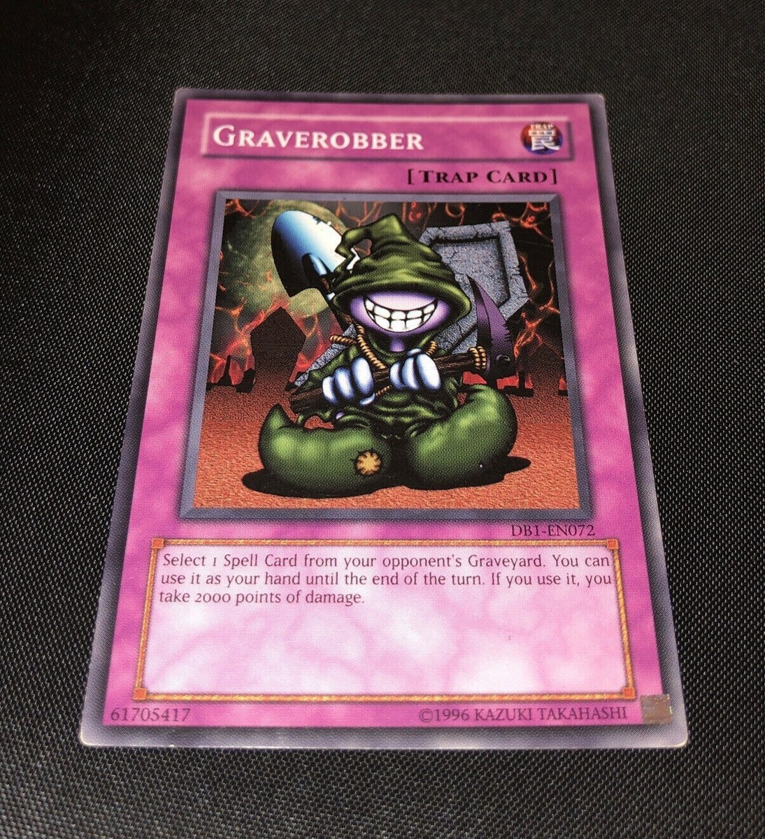 yugioh card graverobber Graverobber DB1-EN072 N/Mint YUGIOH Card