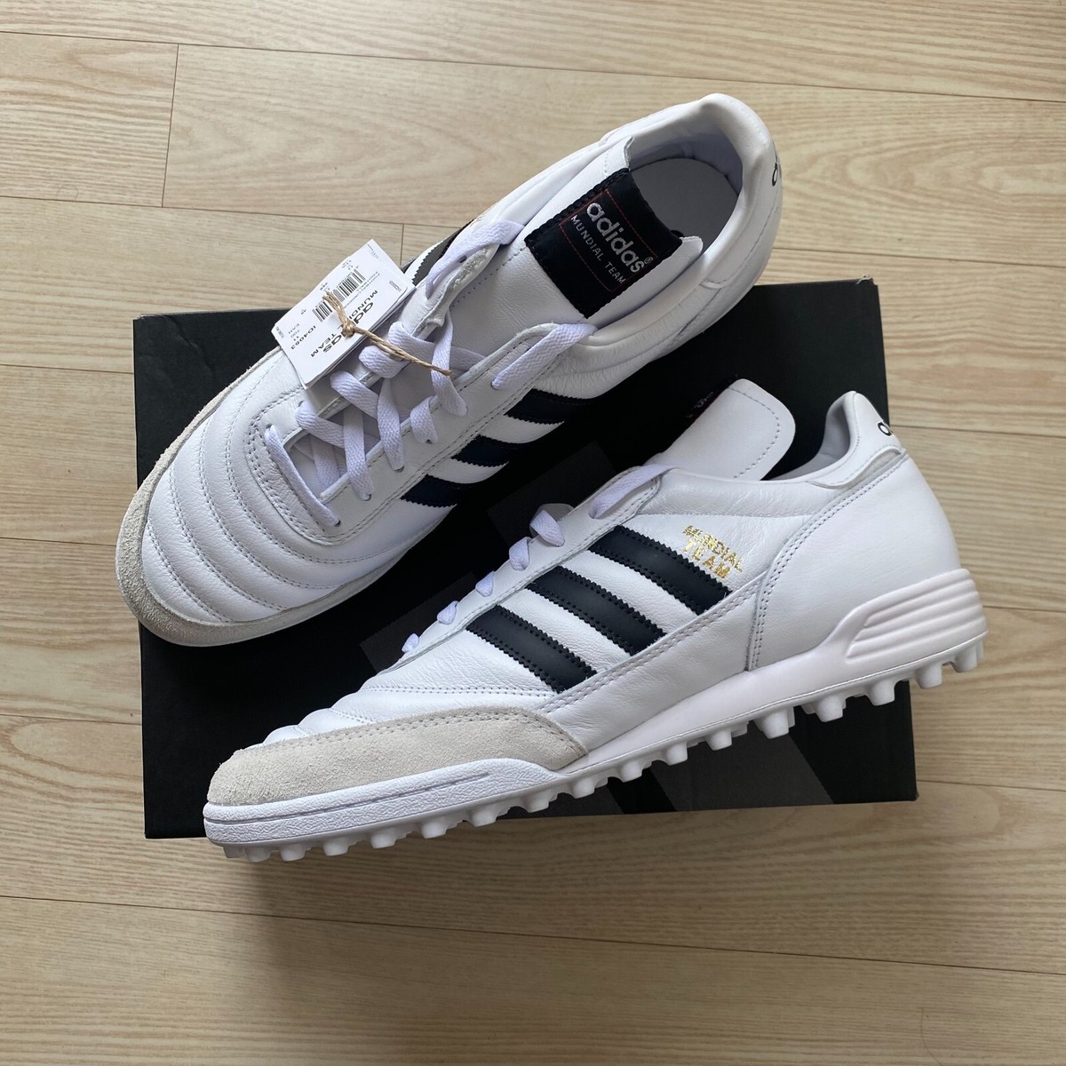 adidas Mundial Team ブラック/ホワイト 25.5 adidas Mundial Team Turf Soccer Shoes – Best Buy Soccer